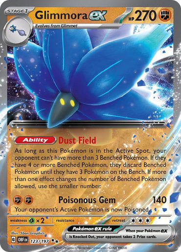 Glimmora ex (123/197) [Scarlet & Violet: Obsidian Flames] (Online Only)