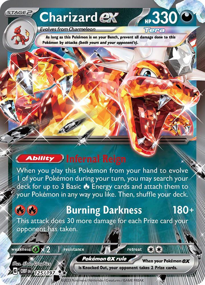 Charizard ex (125/197) [Scarlet & Violet: Obsidian Flames] (Online Only)