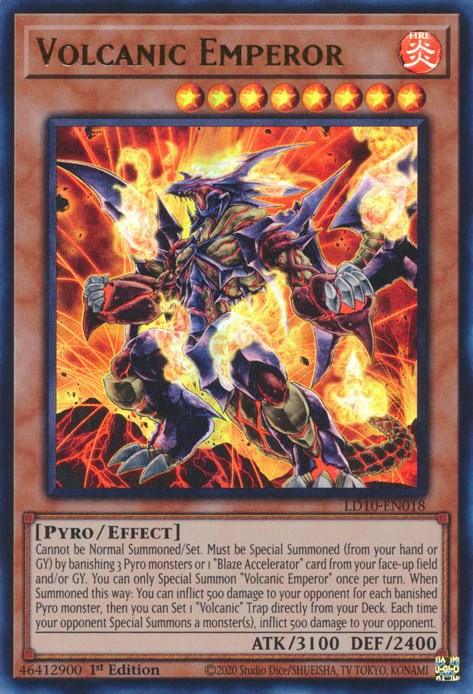 Volcanic Emperor [LD10-EN018] Ultra Rare (ONLINE ORDER ONLY)