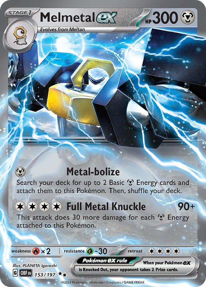 Melmetal ex (153/197) [Scarlet & Violet: Obsidian Flames] (Online Only)