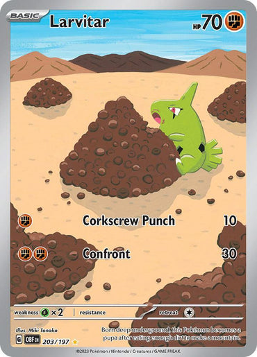 Larvitar (203/197) [Scarlet & Violet: Obsidian Flames] (Online Only)