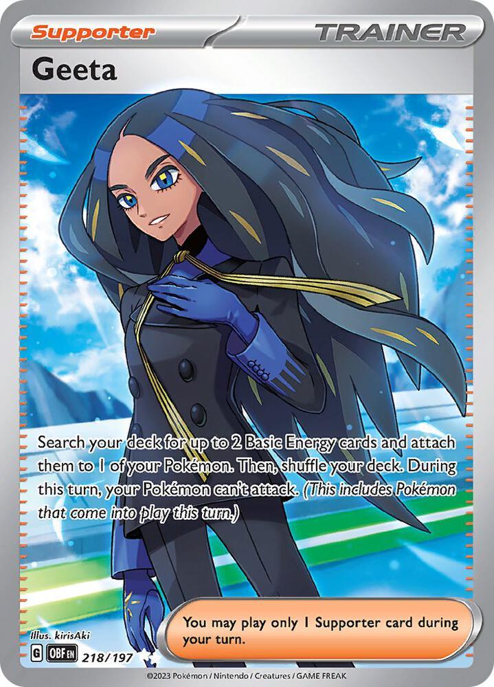 Geeta (218/197) [Scarlet & Violet: Obsidian Flames] (Online Only)