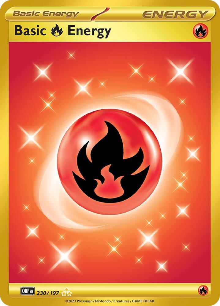 Basic Fire Energy (230/197) [Scarlet & Violet: Obsidian Flames] (Online Only)