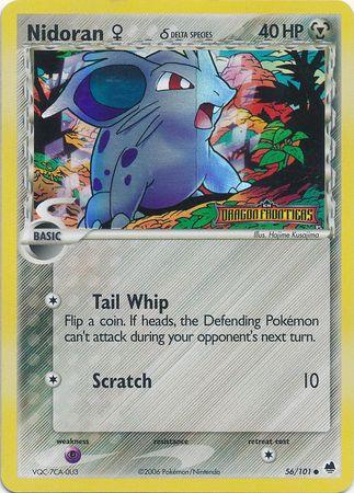 Nidoran (56/101) (Female) (Delta Species) (Stamped) [EX: Dragon Frontiers] (Online Only)