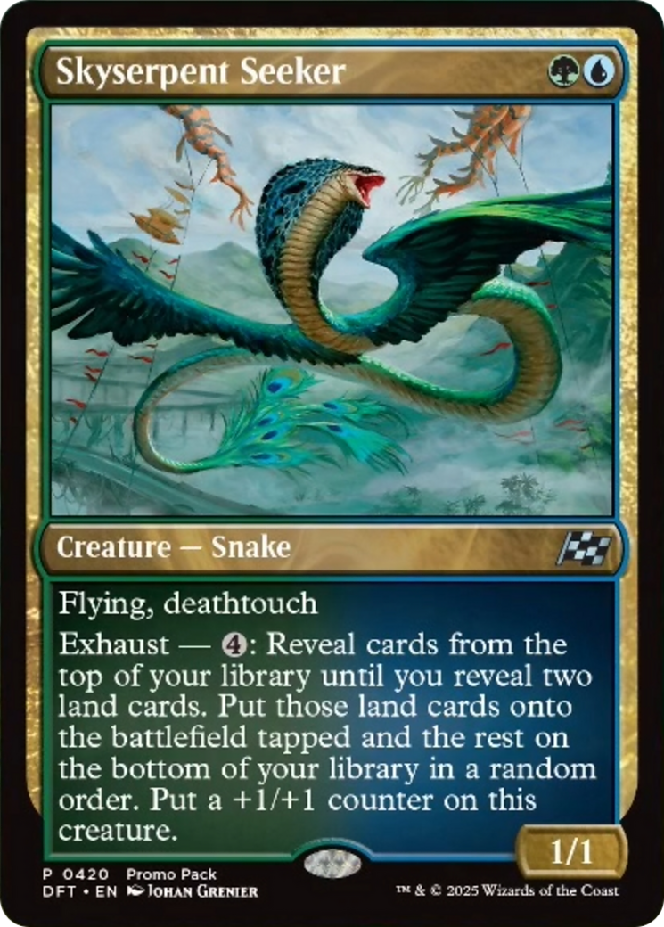 Skyserpent Seeker (Promo Pack) [Aetherdrift Promos]