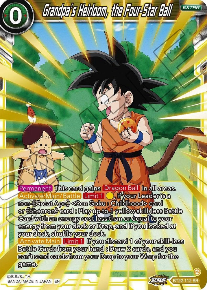 Grandpa's Heirloom, the Four-Star Ball (BT22-112) [Critical Blow] (ONLINE ORDER ONLY)