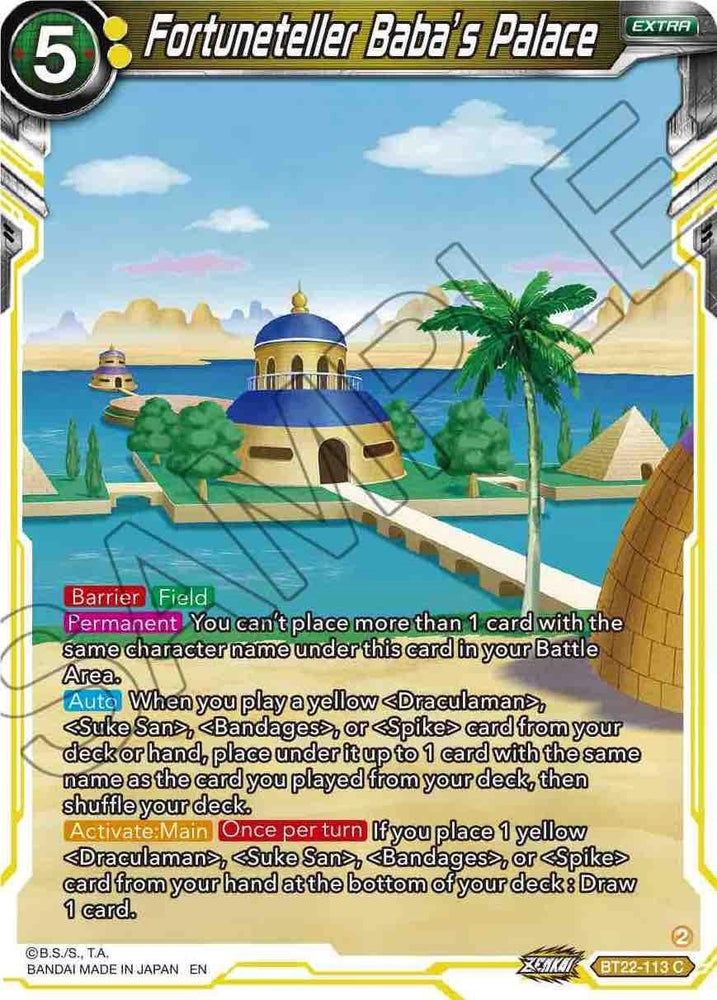 Fortuneteller Baba's Palace (BT22-113) [Critical Blow] (ONLINE ORDER ONLY)
