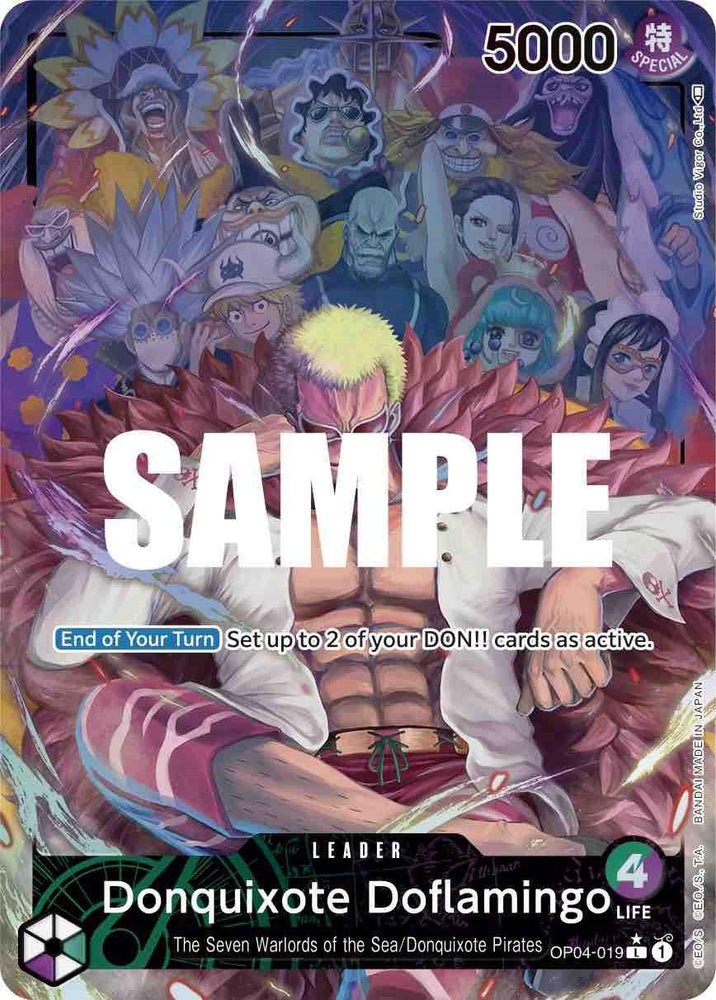 Donquixote Doflamingo (Alternate Art) [Kingdoms of Intrigue] (ONLINE ORDER ONLY)
