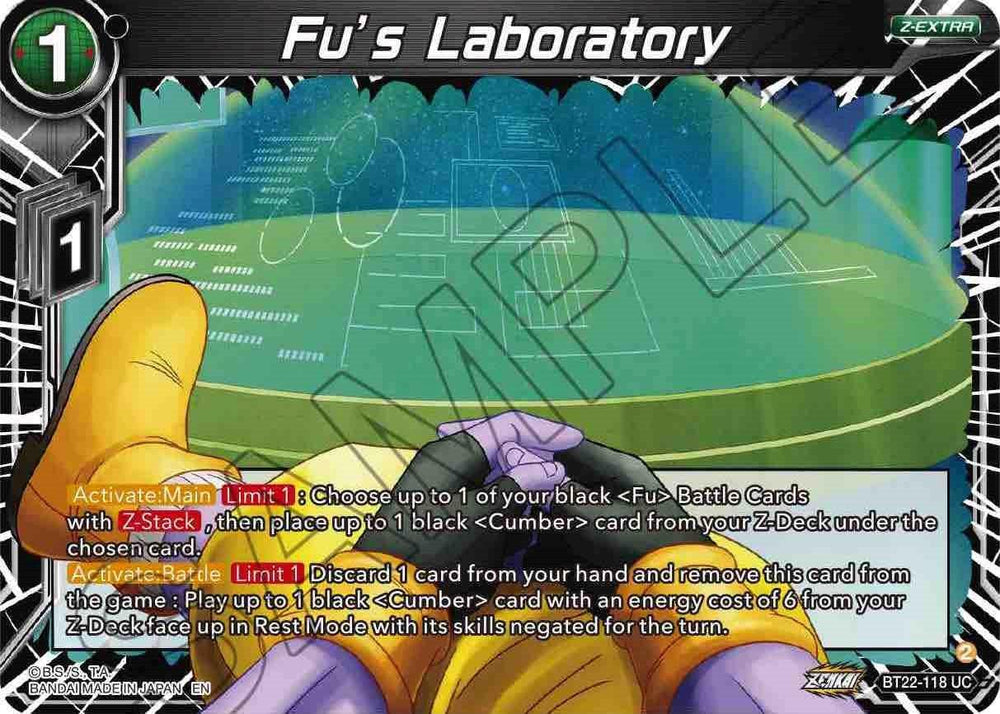 Fu's Laboratory (BT22-118) [Critical Blow] (ONLINE ORDER ONLY)