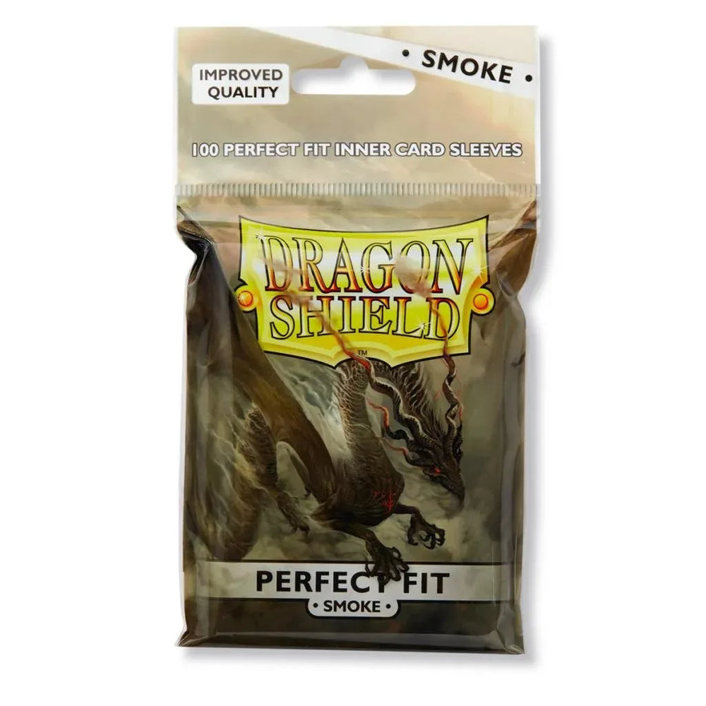 Dragon Shields Perfect Fit: (100) Smoke (DISPLAY 15) - Anime Imports LLC