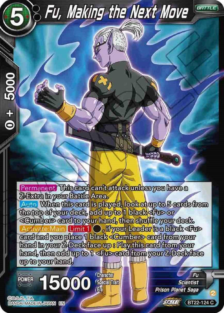 Fu, Marking the Next Move (BT22-124) [Critical Blow] (ONLINE ORDER ONLY)