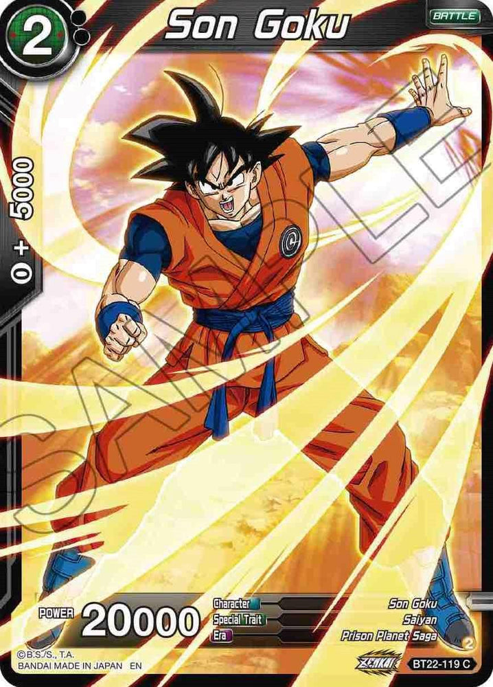 Son Goku (BT22-119) [Critical Blow] (ONLINE ORDER ONLY)