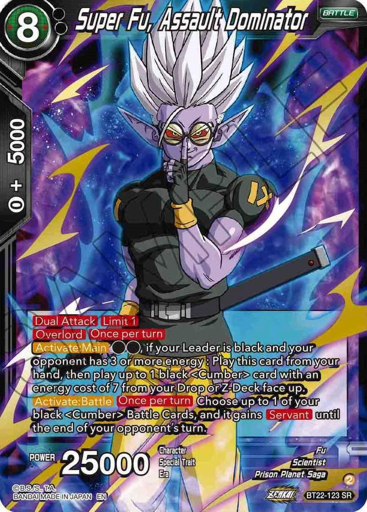 Super Fu, Assault Dominator (BT22-123) [Critical Blow] (ONLINE ORDER ONLY)