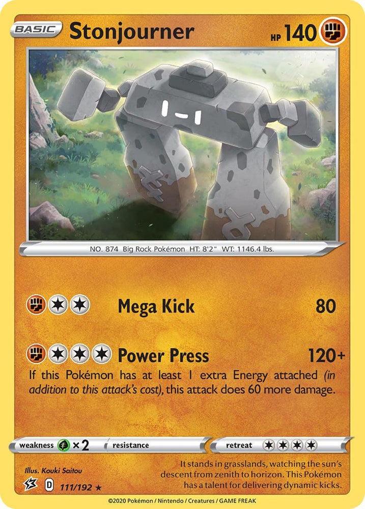 Stonjourner (111/192) (Theme Deck Exclusive) [Sword & Shield: Rebel Clash] (Online Only)