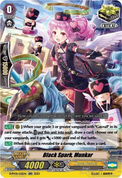 Black Spark, Munkar (D-PV01/031EN) [History Collection]