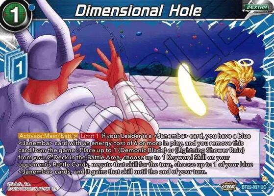 Dimensional Hole (BT22-037) [Critical Blow] (ONLINE ORDER ONLY)