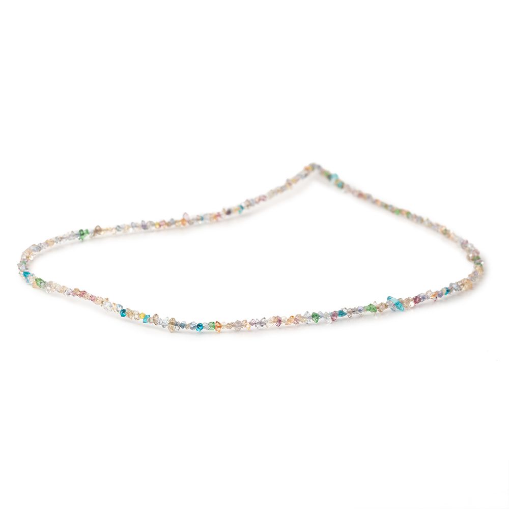 2x1-3x1.5mm Multi Color Double Terminated Quartz Beads 15 inch 275 pieces (ONLINE ORDER ONLY)