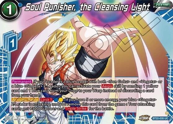 Soul Punisher, the Cleansing Light (BT22-035) [Critical Blow] (ONLINE ORDER ONLY)