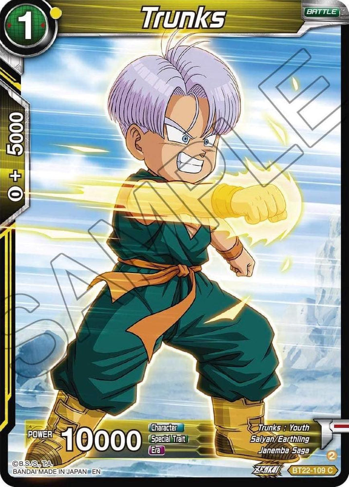 Trunks (BT22-109) [Critical Blow] (ONLINE ORDER ONLY)