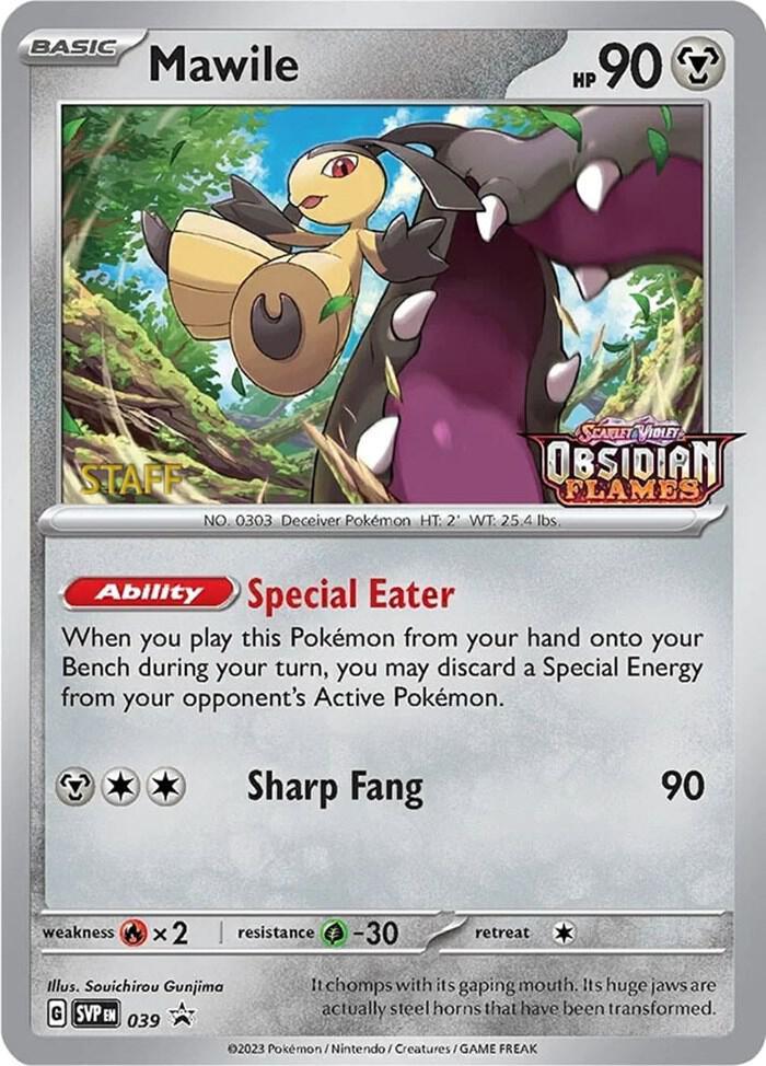 Mawile (039) (Stamped) (Staff) [Scarlet & Violet: Black Star Promos] (Online Only)
