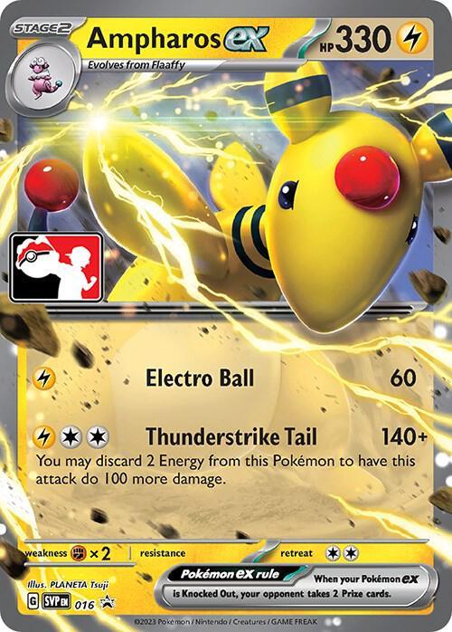 Ampharos ex (016) [Prize Pack Series Three] (Online Only)