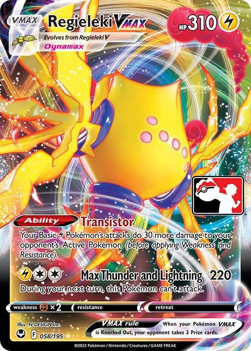 Regieleki VMAX (058/195) [Prize Pack Series Three] (Online Only)