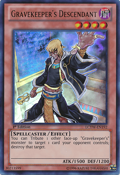 Gravekeeper's Descendant [LCYW-EN192] Ultra Rare (ONLINE ORDER ONLY)