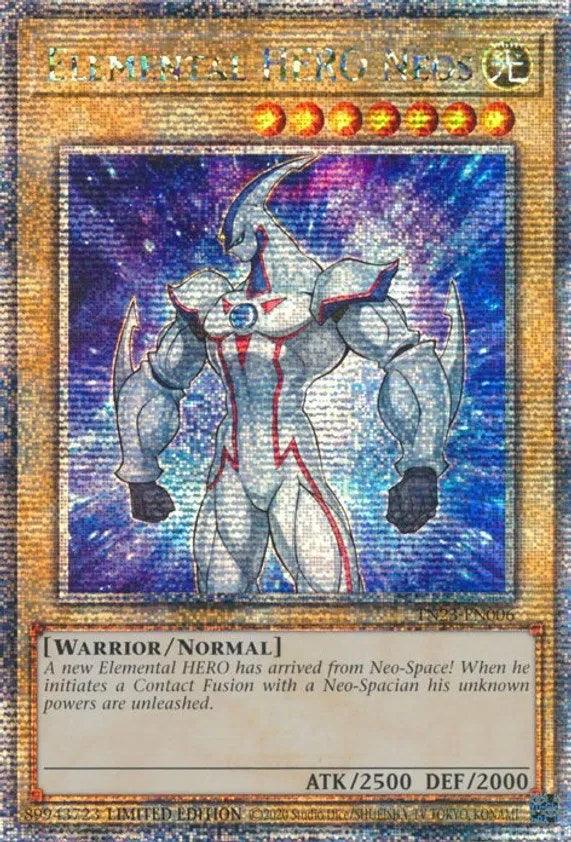 Elemental HERO Neos [TN23-EN006] Quarter Century Secret Rare (ONLINE ORDER ONLY)