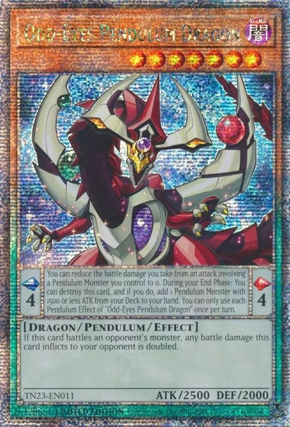 Odd-Eyes Pendulum Dragon [TN23-EN011] Quarter Century Secret Rare (ONLINE ORDER ONLY)