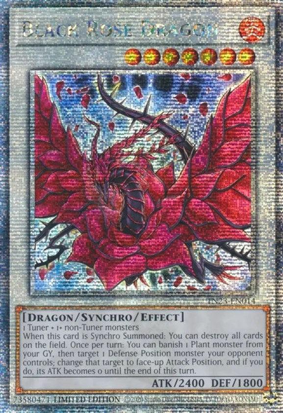 Black Rose Dragon [TN23-EN014] Quarter Century Secret Rare (ONLINE ORDER ONLY)