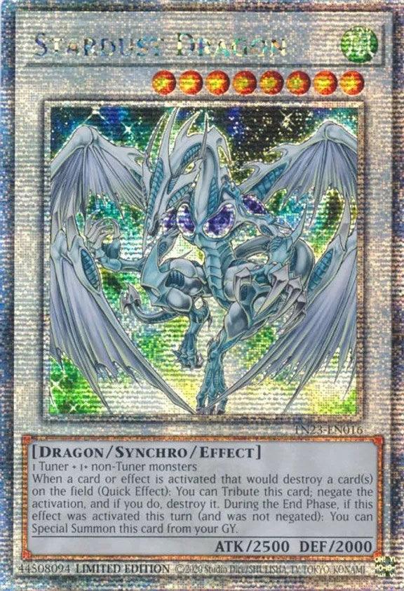 Stardust Dragon [TN23-EN016] Quarter Century Secret Rare (ONLINE ORDER ONLY)