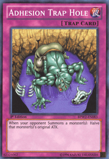 Adhesion Trap Hole [BPW2-EN083] Super Rare (ONLINE ORDER ONLY)