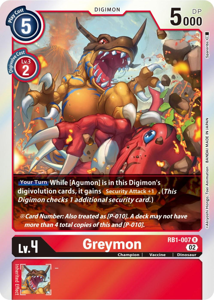 Greymon [RB1-007] [Resurgence Booster] (ONLINE ORDER ONLY)