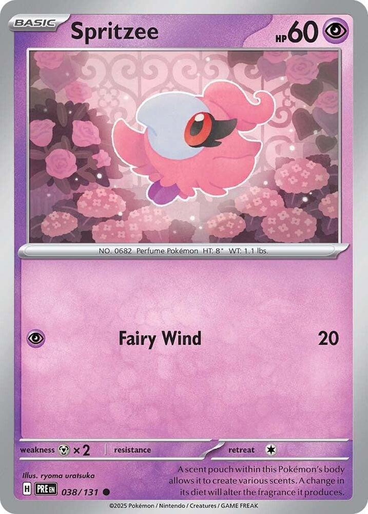 Spritzee (038/131) [Scarlet & Violet: Prismatic Evolutions] (Online Only)