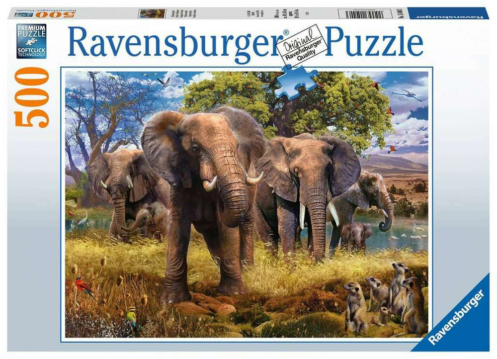 Puzzle: Elephants (ONLINE ORDER ONLY)