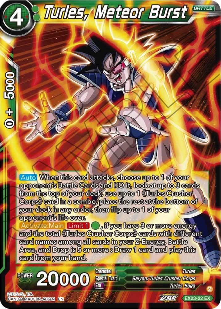 Turles, Meteor Burst (EX23-22) [Premium Anniversary Box 2023] (ONLINE ORDER ONLY)
