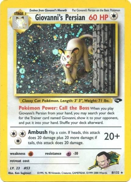 Giovanni's Persian (8/132) [Gym Challenge Unlimited] (Online Only)