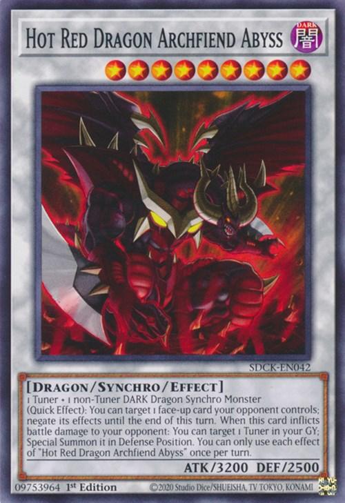 Hot Red Dragon Archfiend Abyss [SDCK-EN042] Common (ONLINE ORDER ONLY)