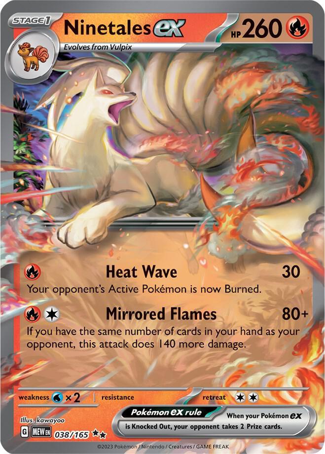Ninetales ex (038/165) [Scarlet & Violet: 151] (Online Only)