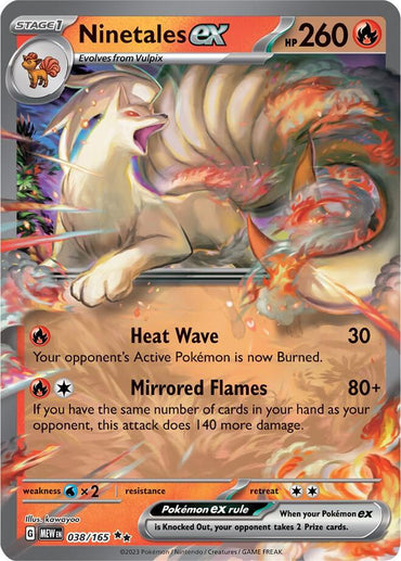 Ninetales ex (038/165) [Scarlet & Violet: 151] (Online Only)