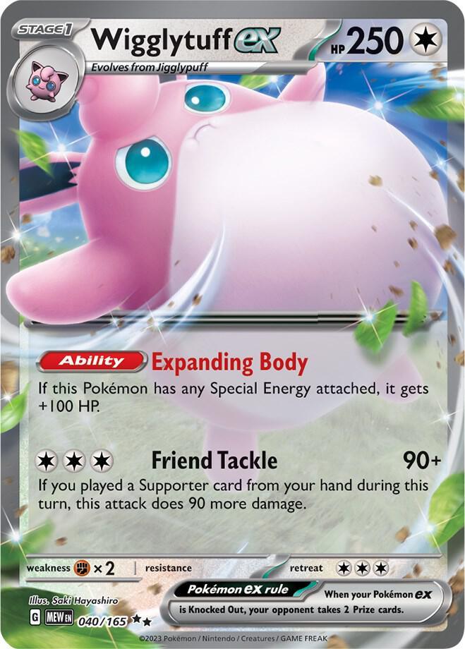 Wigglytuff ex (040/165) [Scarlet & Violet: 151] (Online Only)