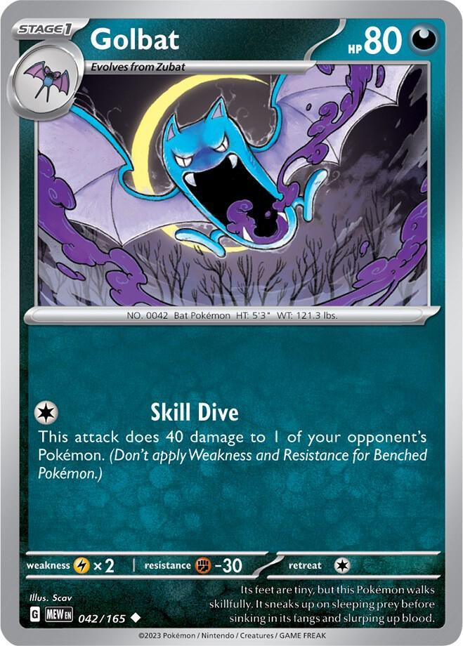 Golbat (042/165) [Scarlet & Violet: 151] (Online Only)