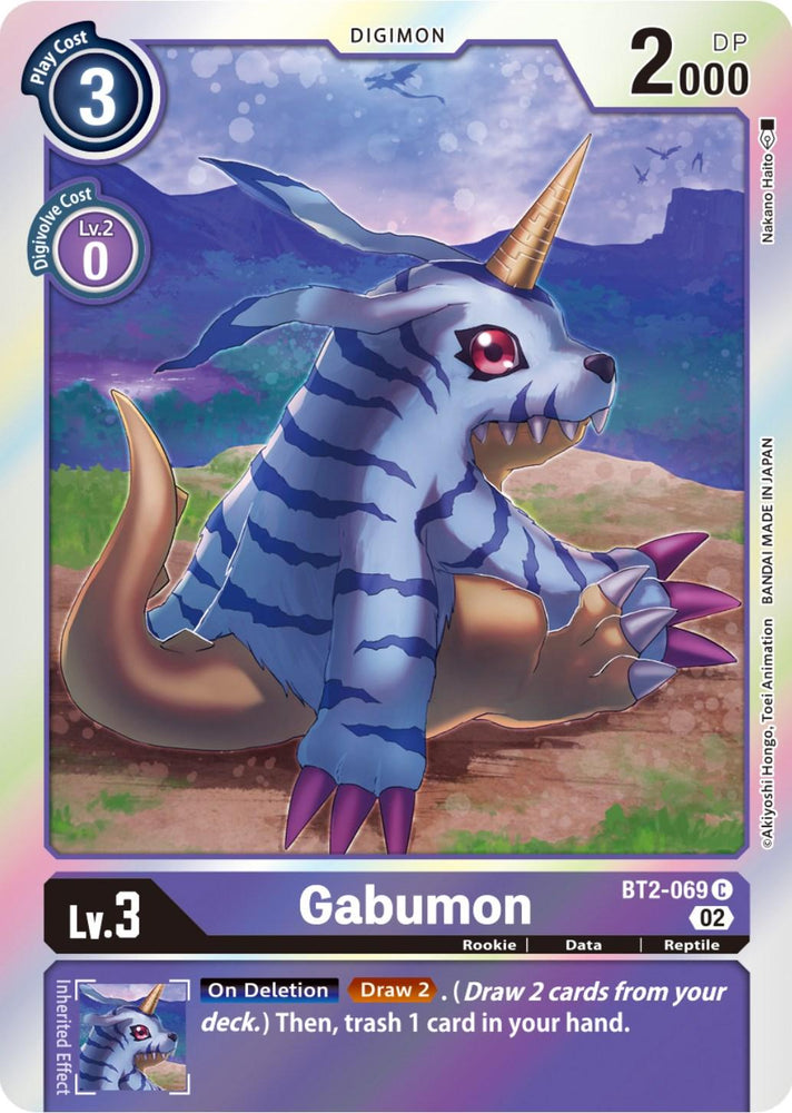 Gabumon [BT2-069] (Resurgence Booster Reprint) [Resurgence Booster] (ONLINE ORDER ONLY)