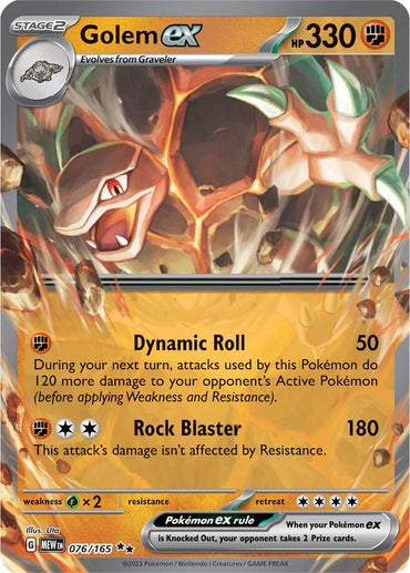 Golem ex (076/165) [Scarlet & Violet: 151] (Online Only)