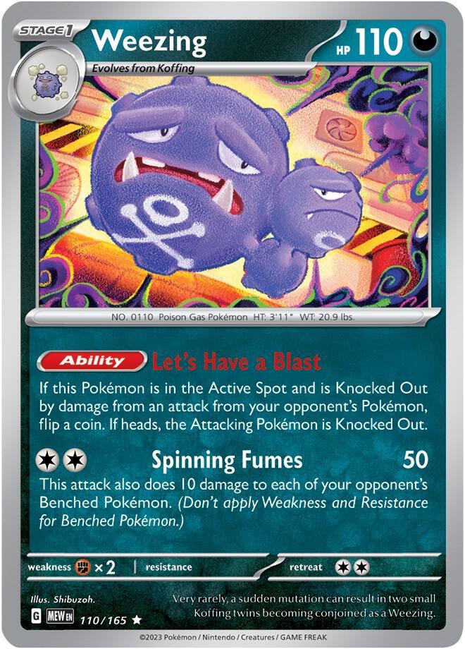 Weezing (110/165) [Scarlet & Violet: 151] (Online Only)