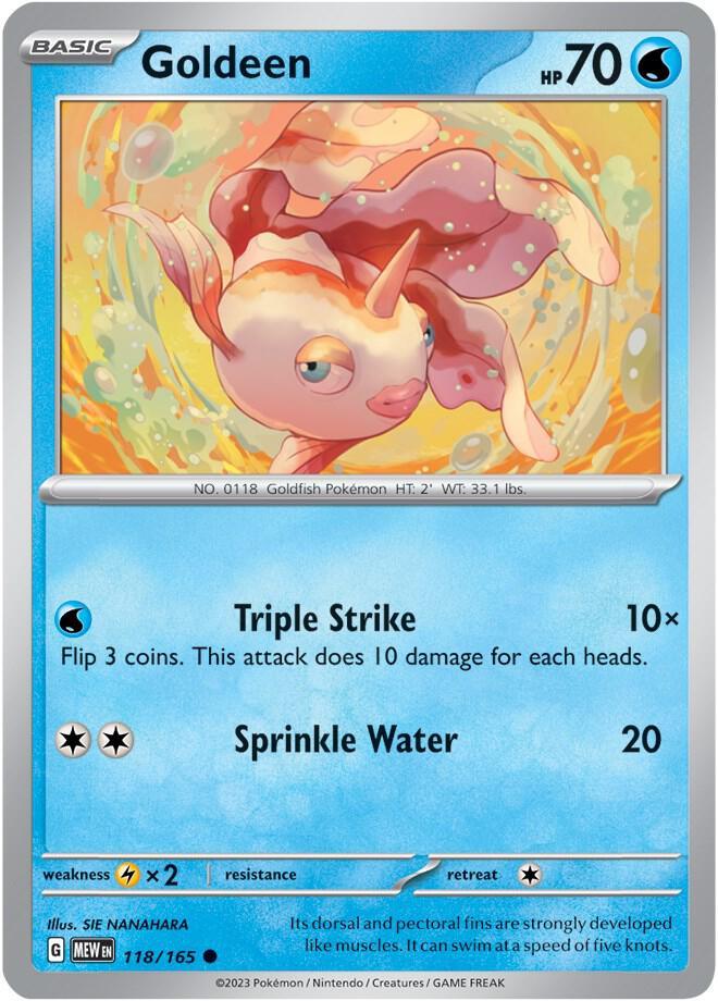 Goldeen (118/165) [Scarlet & Violet: 151] (Online Only)