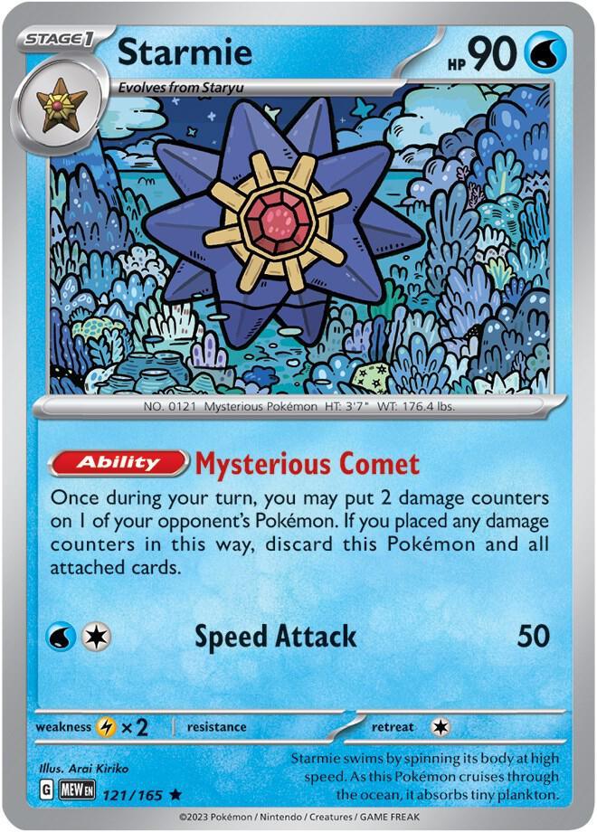 Starmie (121/165) [Scarlet & Violet: 151] (Online Only)