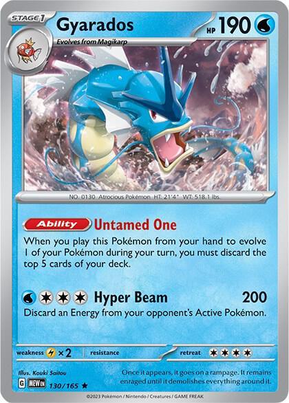 Gyarados (130/165) [Scarlet & Violet: 151] (Online Only)