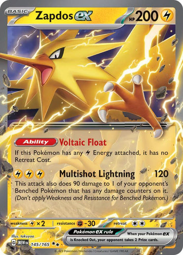 Zapdos ex (145/165) [Scarlet & Violet: 151] (Online Only)