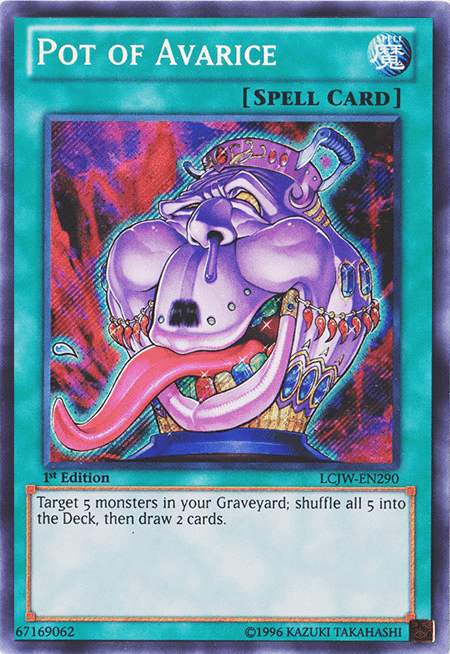 Pot of Avarice [LCJW-EN290] Secret Rare (ONLINE ORDER ONLY)
